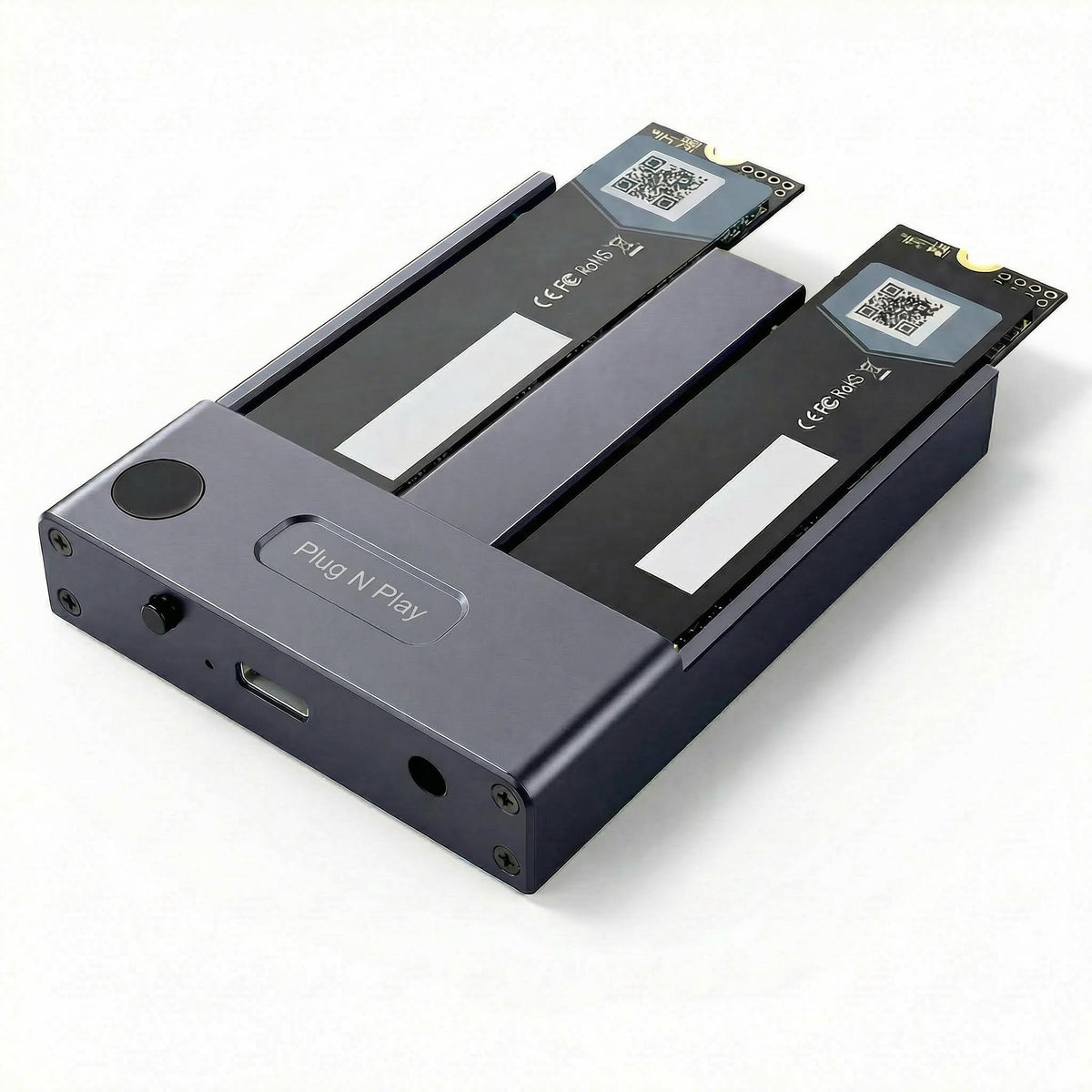 NVMe-Dual-Bay-Gehäuse