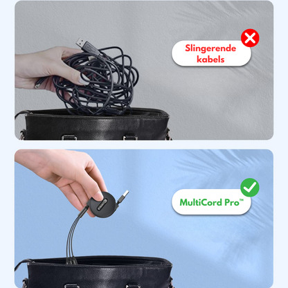 MultiCord Pro™ Fällbar Snabbladdare