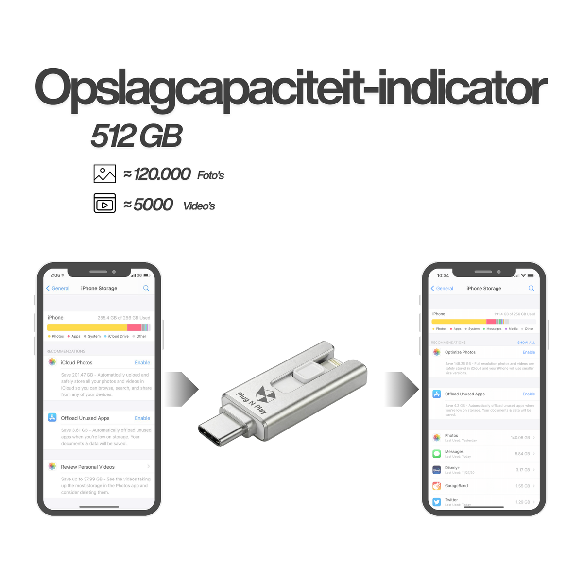 SnapStick™ Mobile Storage