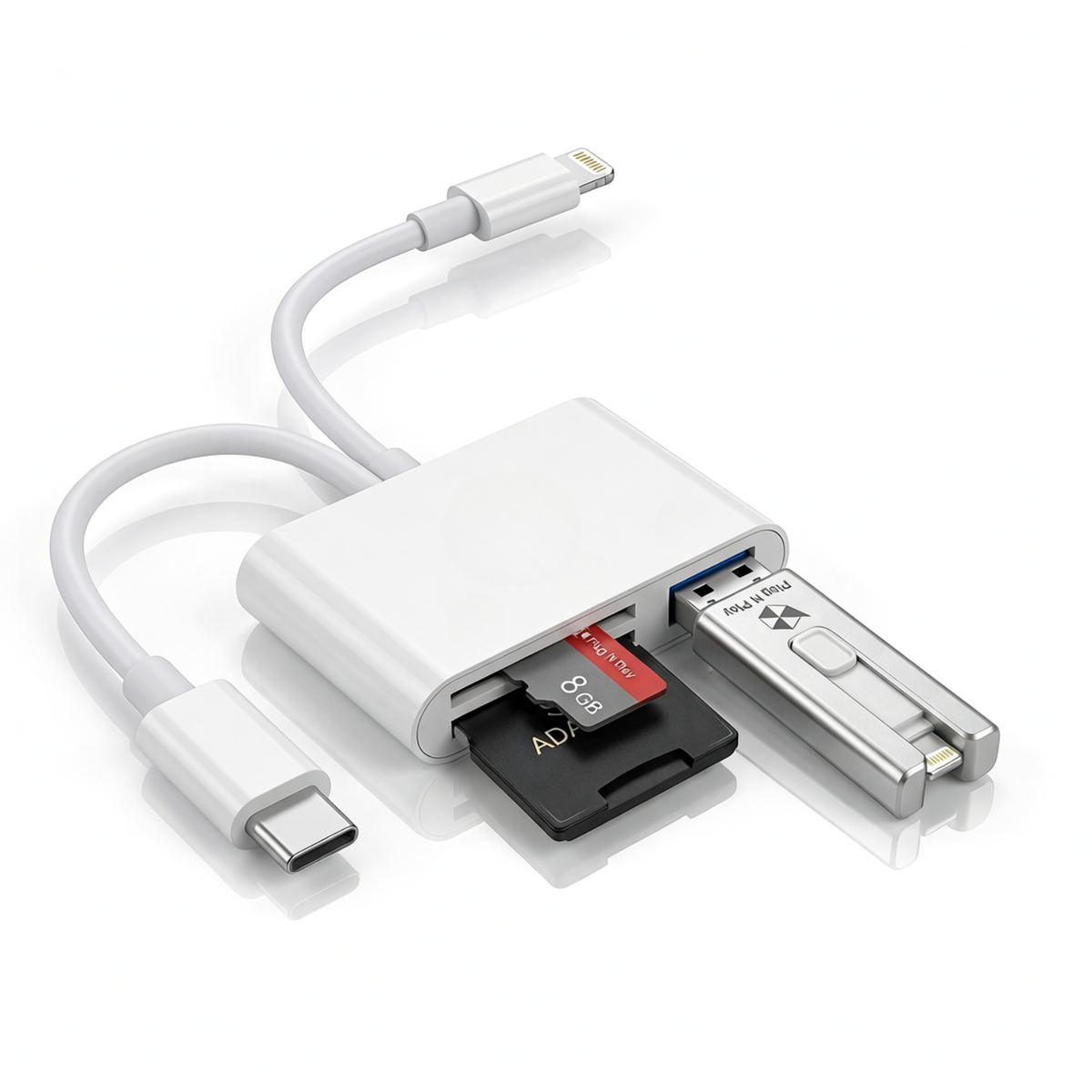 Multi-Kartenleser für Smartphone und PC